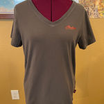 Indian Motorcycle Patriotic Glitter Gray T Photo 0