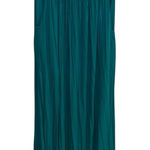 Vanilla Bay  Teal Turquoise Strapless Maxi Dress M/L Pockets Ruched Bodice Photo 0