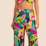 Trina Turk 🔥 rainforest wide leg beach swim cover up pants size Xl retail is $165 Photo 0