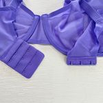 Aerie New  SMOOTHEZ Mesh Unlined Underwire Balconette Bra Purple Size 34DDD Photo 8
