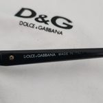 Dolce & Gabbana Womens Sunglasses Black Frame Gradient Lens 58mm Case Box Italy Photo 5