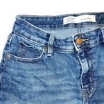 Levi's Signature  Womens Denim Blue Jean Shorts High Rise Stretch Cutoff Size 2 26 Photo 1