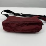 Knomo Maroon Lightweight Beltbag 2Way Crossbody Adjustable Strap Pockets Unisex Red Photo 3
