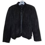 Vintage Cover‎ Story Black Suede Jacket Size M Photo 0