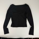 Romwe Black Long Sleeve Blouse Photo 3