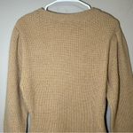 English Factory  neutral wool blend knit mini sweater dress women’s size small Photo 5