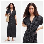 Madewell  Button-Front Midi Shirtdress in Floral Size 4 Photo 1