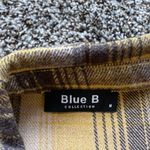 Blue B Shacket Yellow Size M Photo 1