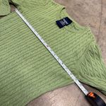 Vintage Polo Ralph Lauren Sport flag cable knit green retro y2k sweater Size L Photo 3
