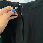 NWT Saloni Black Wide Tailored Cady Trousers Pleated Business Women's size 6 Photo 5