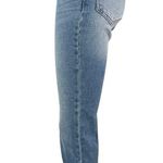 Abercrombie & Fitch Women's Blue High Rise Button Crop Straight Denim Jeans 24 Photo 1