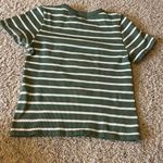 Green Striped Shirt Size L Photo 1