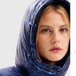 Desigual  HAMILTON padded jacket, Metallic Blue, size XXL, NWT Photo 2