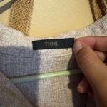 THML  beige vneck dress L Photo 5