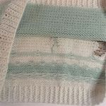 Handmade Fluffy Adult Short Sleeve Sweater XL Multicolor Unisex Green Photo 3