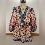 Farm Rio NWT  Superbloom Tapestry Cream Romper size medium retails $220 Photo 1