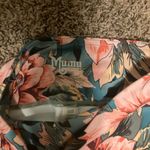 Show Me Your Mumu MuMu Moves Floral Print Leggings XS Xtra Small Turquoise Blue Pink Polyester Photo 1