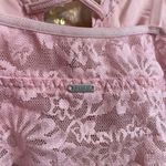 PINK - Victoria's Secret  Light Pink Lighty Lined Criss Cross Front Bralette Medium Photo 3