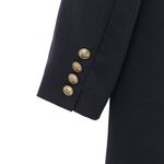 Ralph Lauren  Navy Blue Royal Crown Logo Crest Worsted Wool Blazer Jacket 10 Photo 6