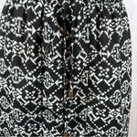 Xhilaration Black and white Aztec print strapless maxi dress size small Photo 2