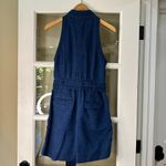 Banana Republic Dark Denim Tie Waist Belted Romper Short Set - 8 Photo 4