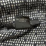 The Limited  100% Silk Gray Geometric Print  Long Sleeve Button Up Shirt Dress 6 Photo 6