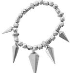 Silver Tone Stretch Charm Bracelet Photo 0