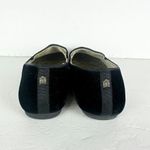 Birdies  The Starling Velvet Flat Loafer Size 7.5 Black Slip On Classic Timeless Photo 4
