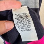 Eliza J  Blue White Pink Striped Sweater Dress Womens L Mini Long Sleeve Fall Photo 5