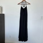 Athleta  Novella Hi Lo Black‎ Dress Built-In Bra Size 2 Style 462994 Photo 2
