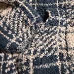 SKIMS  Cozy Knit Unisex Plaid Hooded Sweatshirt; Kangaroo Pouch; Medium Photo 7