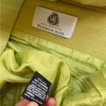 Merino Wool Bright Green Coat SB Zip Front Stand Collar Sz 0 Petite Photo 1