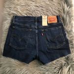 Levi's new nwt  high rise dark wash shorts size 30 Photo 1