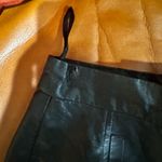 French Connection Black Leather Skirt Photo 3