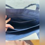 Vintage AVON Navy Blue Vinyl Large Tote Bag Photo 3