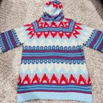 Laredo Tasha Polizzi Oversized ‘’ Hooded Tie-Front Sweater SZ Small Photo 4