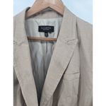 Talbots Womens Petite Tan Two Button Blazer Jacket Size 16P Photo 1