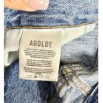 AGOLDE High Waisted Criss Cross Denim Straight Jeans Eternal Women's 25 Photo 4