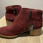 Ecco  Shape Sartorelle Ankle Bootie Water Resistant Andorra Red Suede EU 37. Photo 4