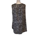 Lane Bryant  Black Cream Sleeveless Blouse 14 Photo 3