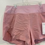Athleta  Run With It Textured Short 3.5" Pink Womens 1x NWT Activewear Athletic Photo 2