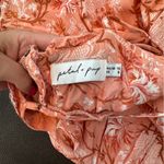 Petal and Pup  coral floral midi dress with spaghetti straps, size 6 Photo 2