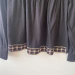 Bohme BÖHME Black Embroidered Lenah Blouse! Boho Size S Photo 4