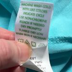 Lilly Pulitzer Turquoise Blue Short Sleeve Crew Neck Fitted Tee Shirt Size M Photo 5