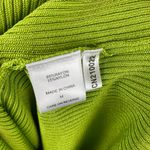 Gabrielle Union Spring Green Long Sleeve Ribbed Knit Midi Bodycon Dress Medium Photo 8