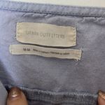 Urban Outfitters Jumpsuit Dress Blue Linen Blend Adjustable Straps Size Medium Photo 1