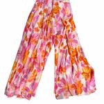 NEW Sau Lee Juliana Floral Wide Leg Jumpsuit Size 6 Pink Photo 5