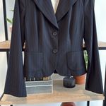 Banana Republic Wool Blend Pinstripe Suit Blazer Jacket, 8 Photo 2