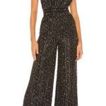 Tularosa Revolve Kendal Jumpsuit S Small Black Gold Photo 0