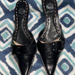 Yellow Box Black Mules Photo 0